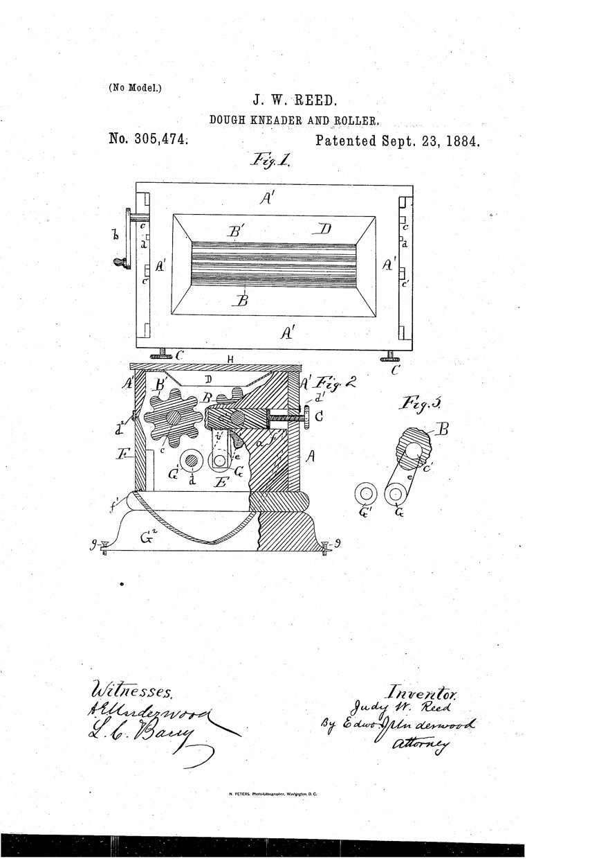 Judy W. Reed's patent drawing